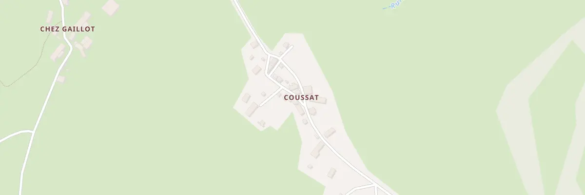 Plan du 5093 Coussat à Verneugheol