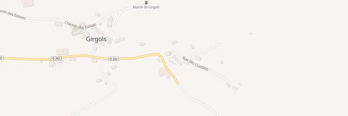 Plan du 6007 Le Bourg à Girgols