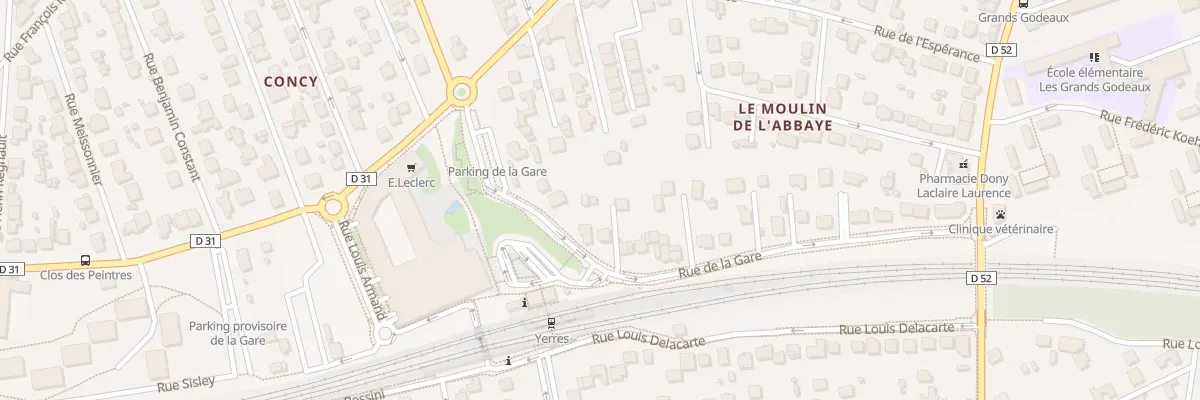 Plan du 9 Rue de la Gare à Yerres