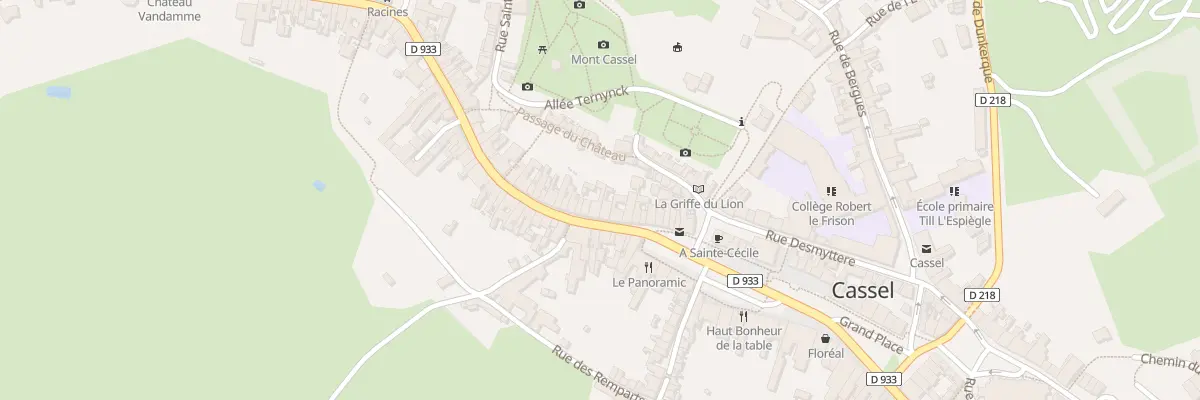 Plan du 12 Rue Constant Moeneclaey à Cassel