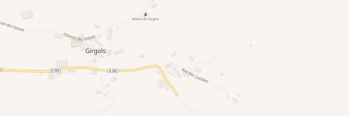Plan du 5018 Le Bourg à Girgols