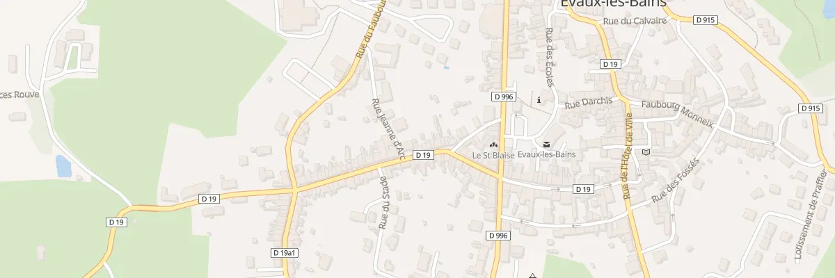 Plan du 34 Rue du Marché Vieux à Évaux-les-Bains