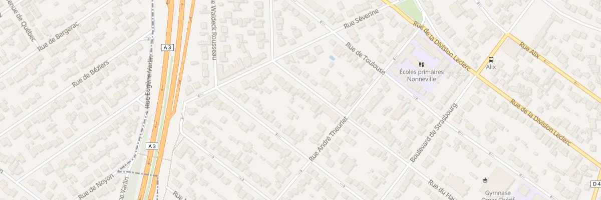 Plan du 63B Rue du Havre à Aulnay-sous-Bois