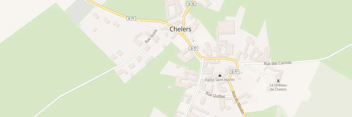 Plan du 1 Rue de Monchy à Chelers