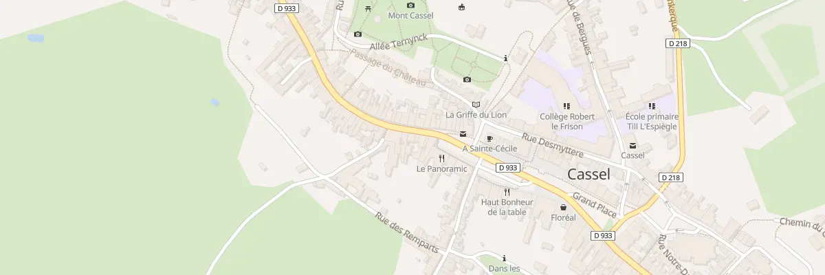 Plan du 5 Rue Constant Moeneclaey à Cassel