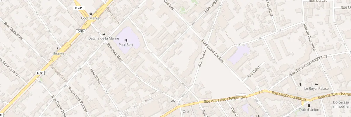 Plan du 8 Rue Lequesne à Nogent-sur-Marne