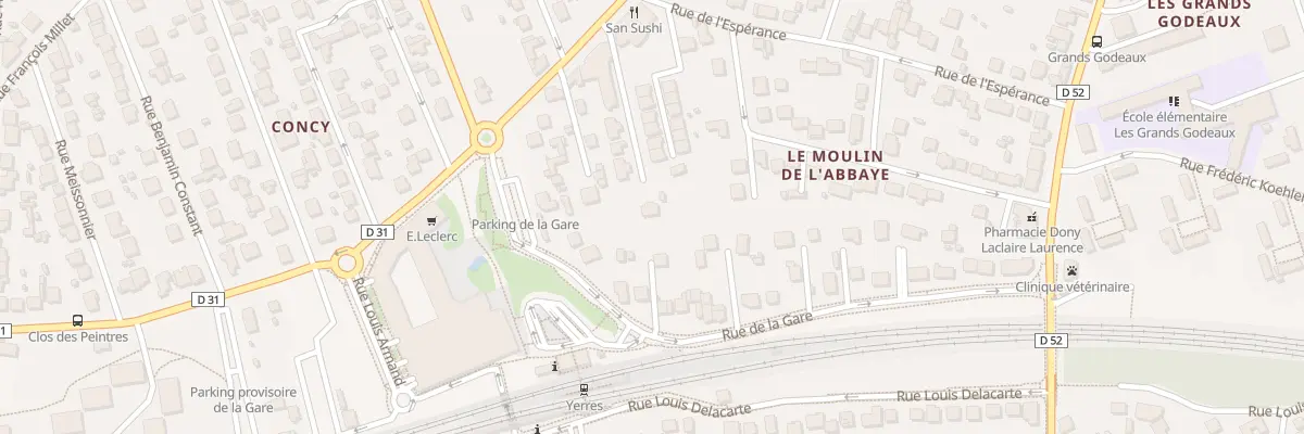 Plan du 91 Rue de Concy à Yerres