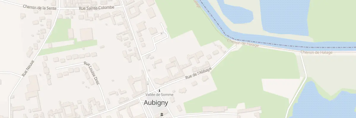 Plan du 9 Rue de l’Abbaye à Aubigny