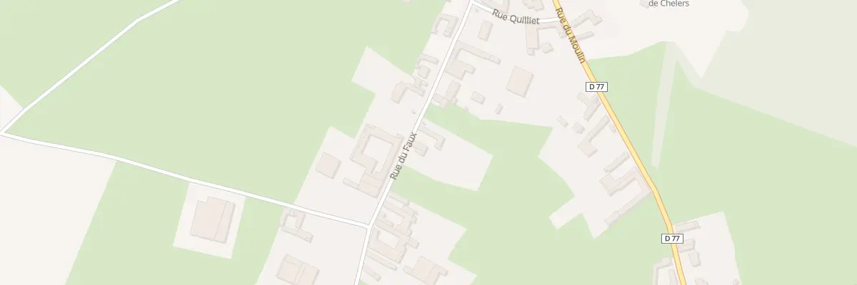 Plan du 15 Rue du Faux à Chelers