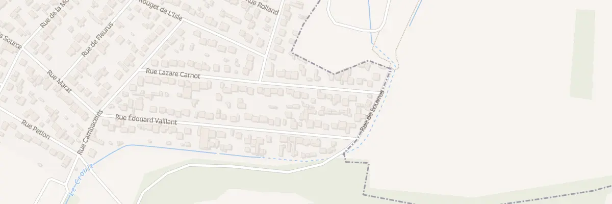 Plan du 44 Rue Lazare Carnot à Goussainville