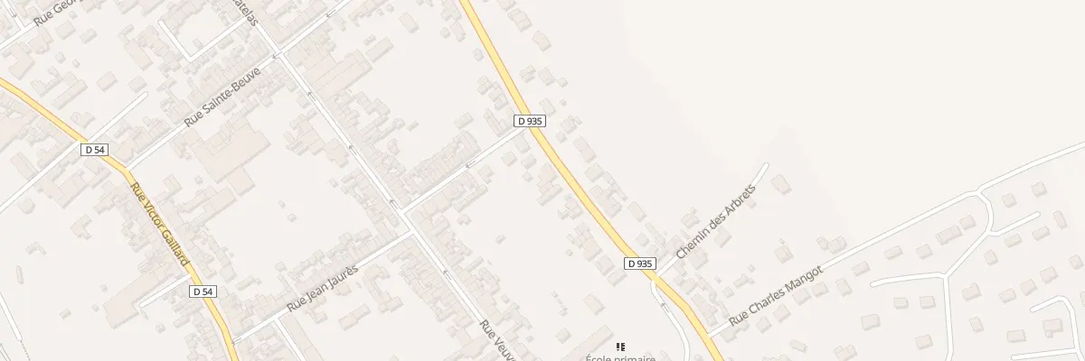 Plan du 65 Rue du Cardinal Mercier à Moreuil