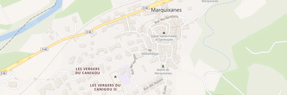 Plan du 1 Rue des Vergers à Marquixanes