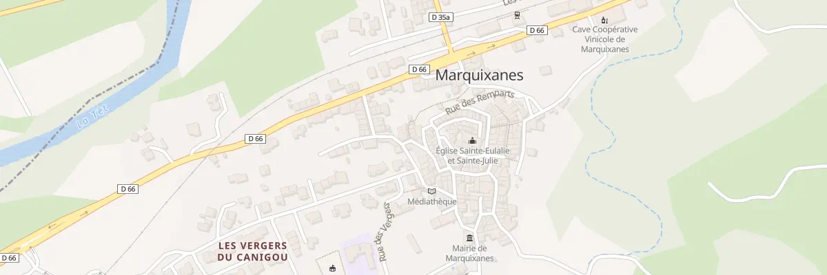 Plan du 177 Che de la Roque à Marquixanes