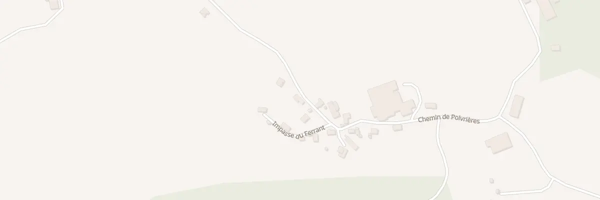Plan du 6055 Polvrieres à Labesserette
