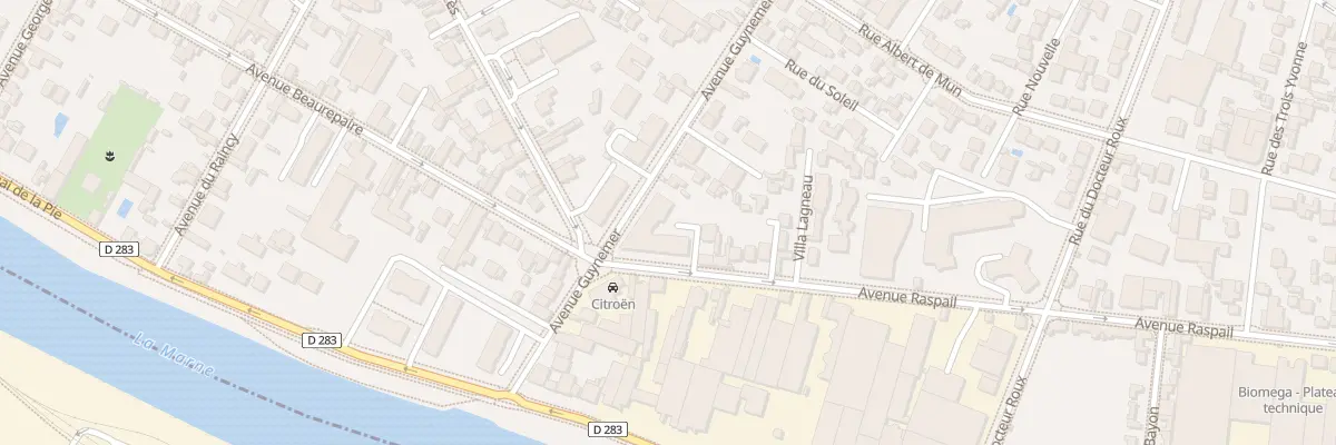 Plan du 1 Av Raspail à Saint-Maur-des-Fossés