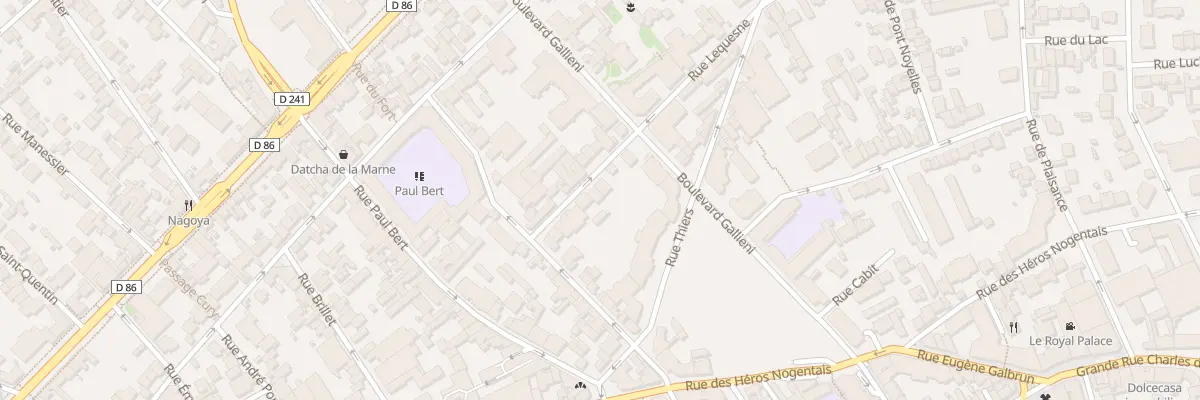 Plan du 18 Rue Lequesne à Nogent-sur-Marne