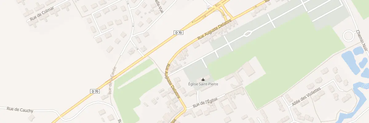 Plan du 20 Rue Auguste Delattre à Calonne-Ricouart