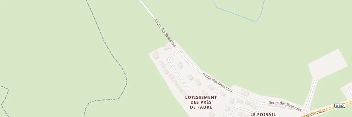 Plan du 6061 Lot des Pres de Faure à Salers