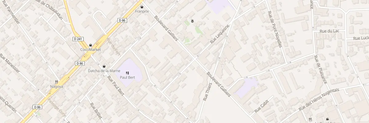 Plan du 13 Rue Lequesne à Nogent-sur-Marne