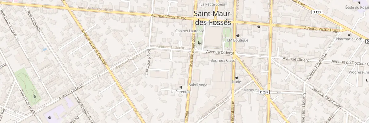 Plan du 24B Av Émile Zola à Saint-Maur-des-Fossés