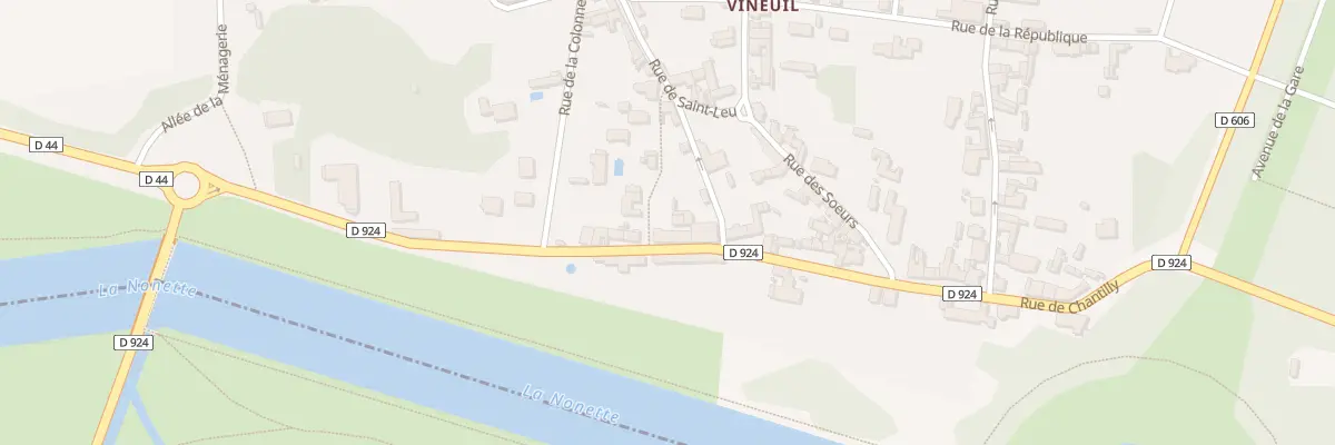 Plan du 11 Rue de Chantilly à Vineuil-Saint-Firmin