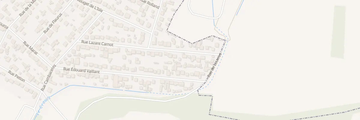 Plan du 46 Rue Lazare Carnot à Goussainville