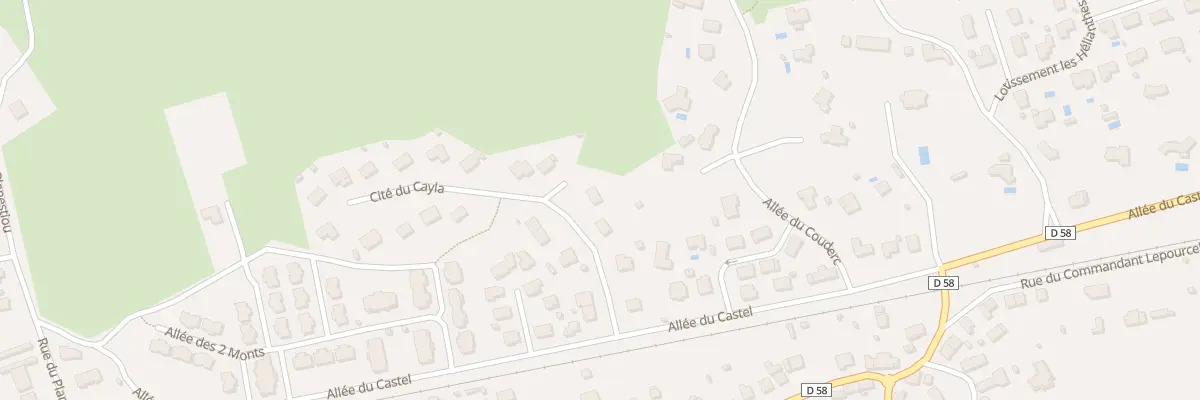 Plan du 6 Cité du Cayla à Arpajon-sur-Cère