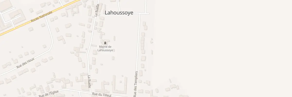 Plan du 12 Rue des Templiers à Lahoussoye