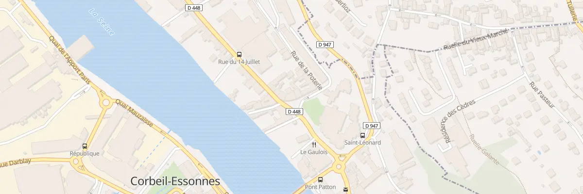 Plan du 1 Rue du Barillet à Corbeil-Essonnes