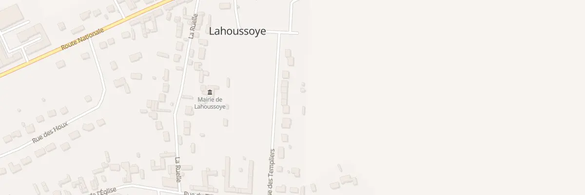 Plan du 12B Rue des Templiers à Lahoussoye