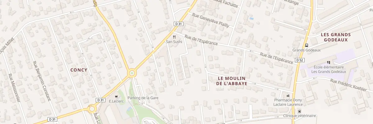 Plan du 3 Rue Chateaubriand à Yerres