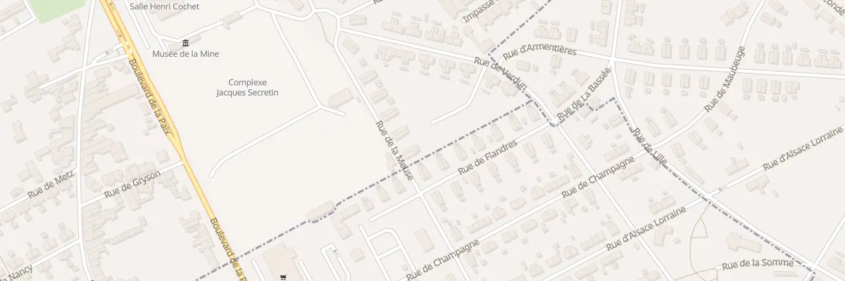 Plan du 46 Rue de la Meuse à Auchel
