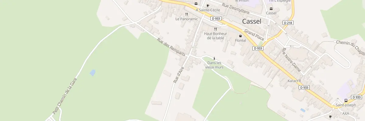 Plan du 20 Rue d’Aire à Cassel