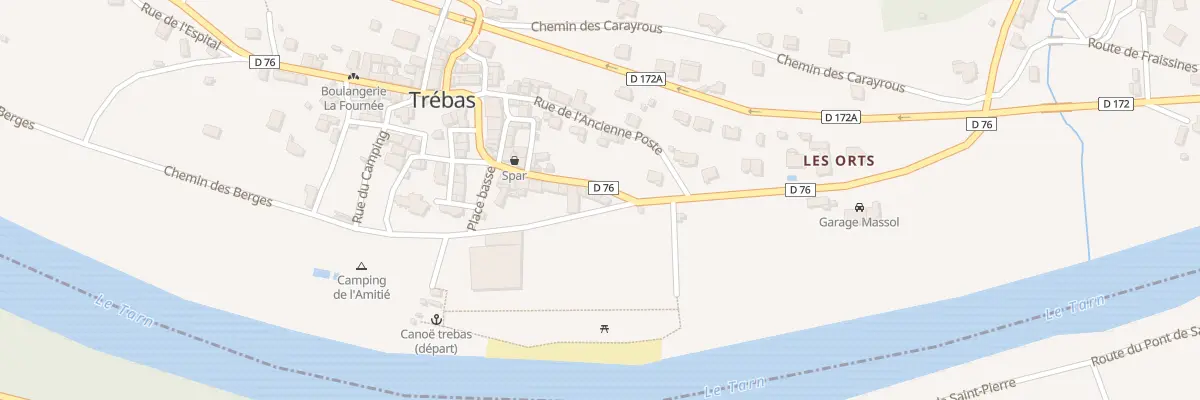 Plan du 7 Che du Stade à Trébas