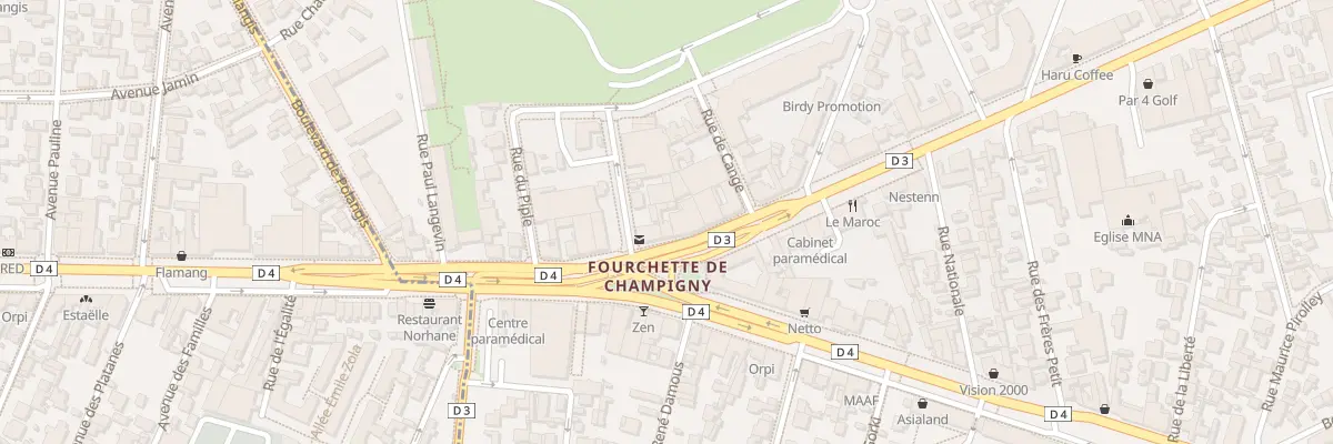 Plan du 3 Av du Général de Gaulle à Champigny-sur-Marne