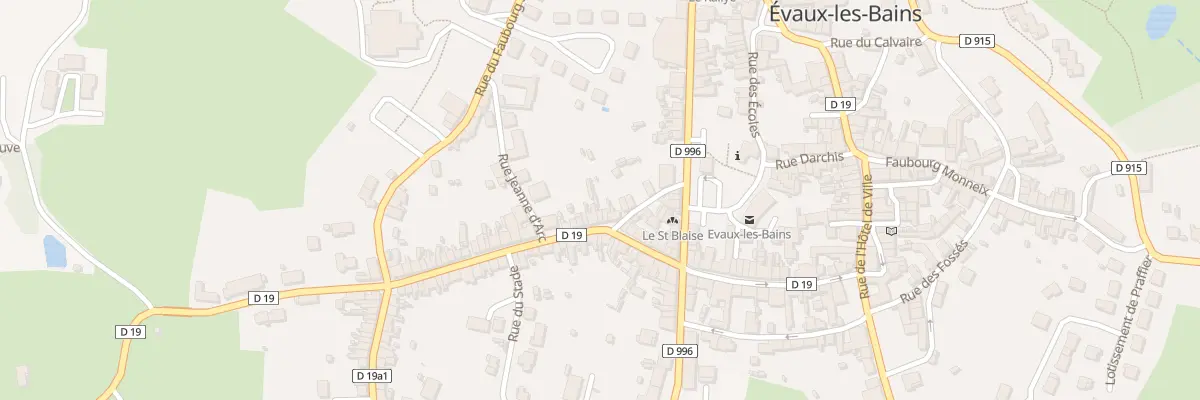 Plan du 24 Rue du Marché Vieux à Évaux-les-Bains