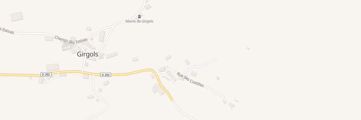 Plan du 6017 Le Bourg à Girgols