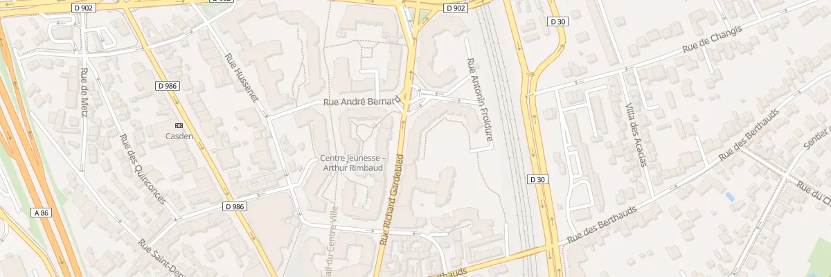 Plan du 50 Rue Richard Gardebled à Rosny-sous-Bois