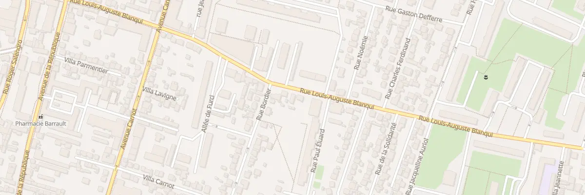 Plan du 72 Rue Louis Auguste Blanqui à Bondy