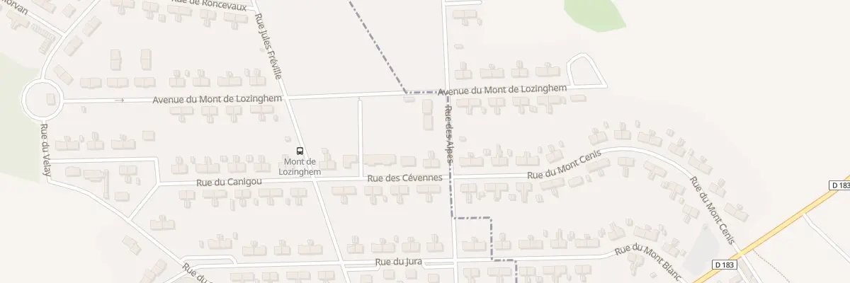 Plan du 4 Rue des Cevennes à Auchel