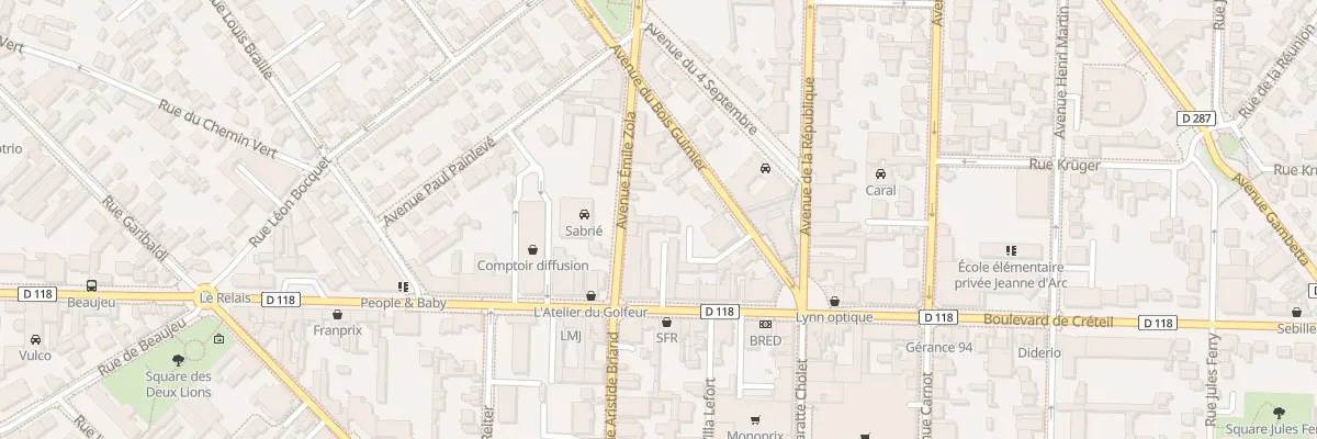 Plan du 57 Av Émile Zola à Saint-Maur-des-Fossés