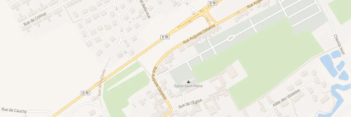 Plan du 26 Rue Auguste Delattre à Calonne-Ricouart