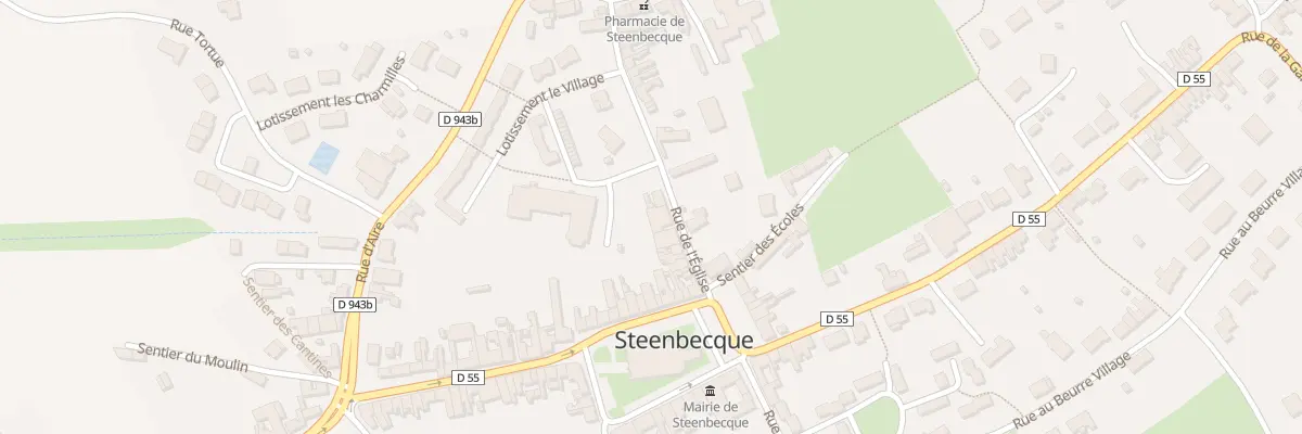 Plan du 7 Rue de l’Eglise à Steenbecque