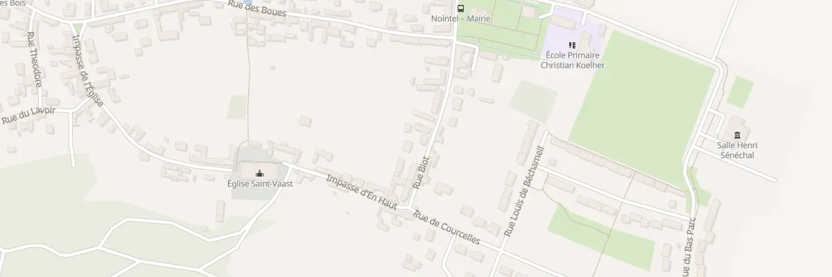 Plan du 10B Rue Biot à Nointel