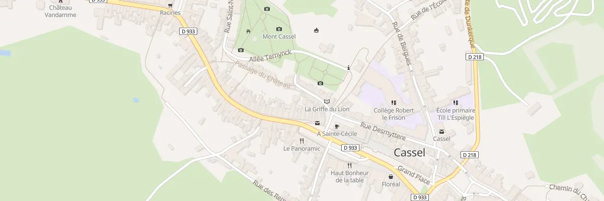 Plan du 5367 Rue du Château à Cassel