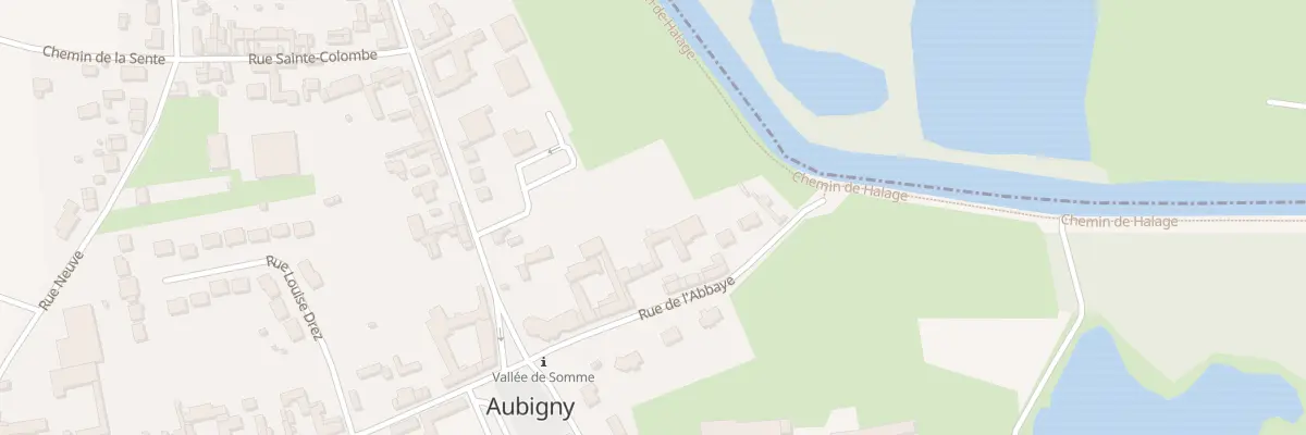 Plan du 15 Rue de l’Abbaye à Aubigny