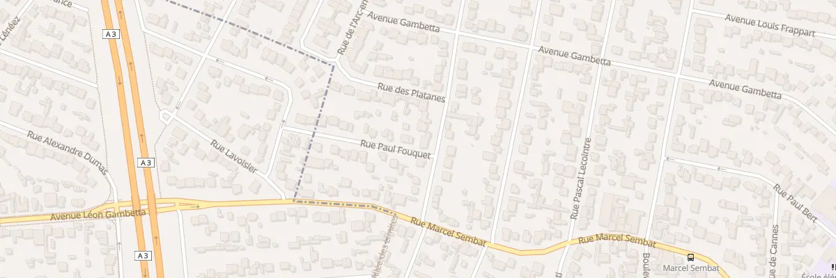 Plan du 2T Rue Paul Fouquet à Aulnay-sous-Bois