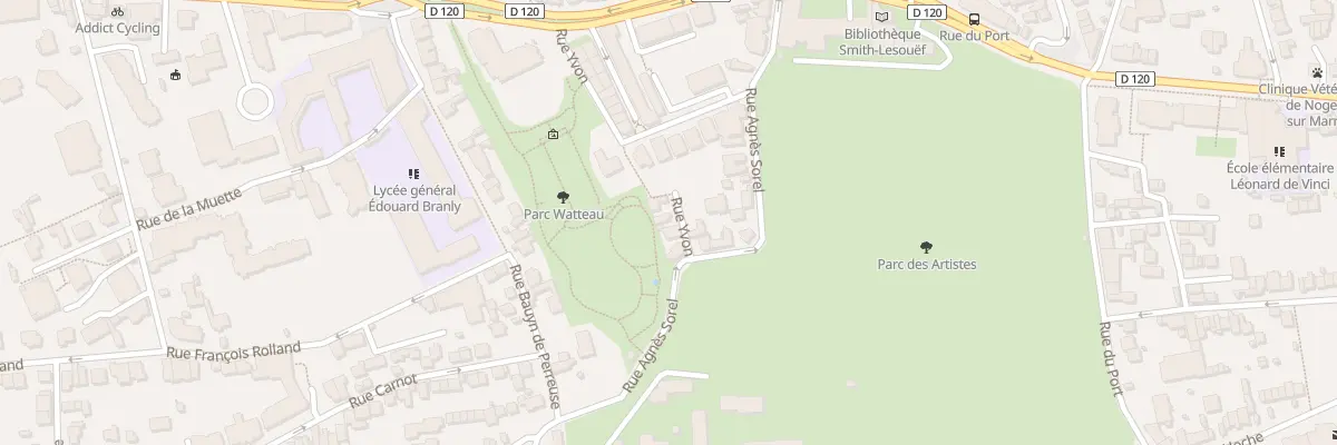Plan du 5 Rue Yvon à Nogent-sur-Marne