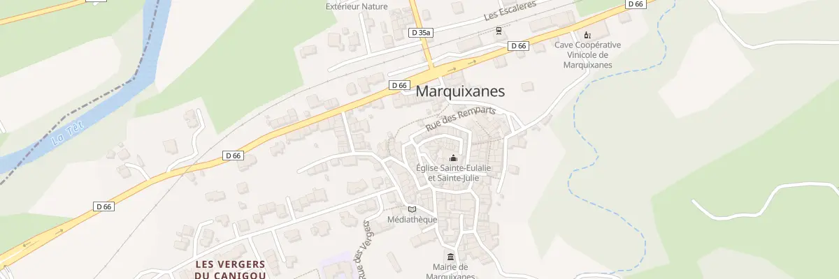 Plan du 104 Le Village à Marquixanes