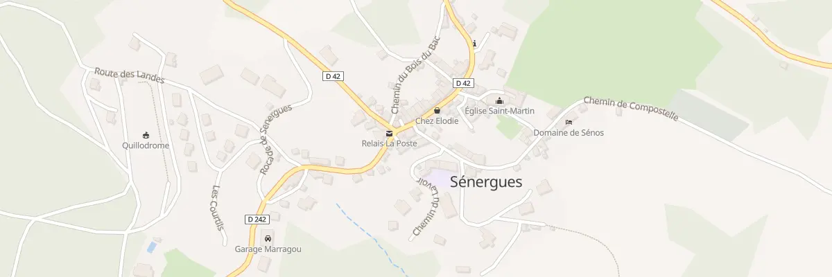 Plan du 5002 Senergues à Sénergues
